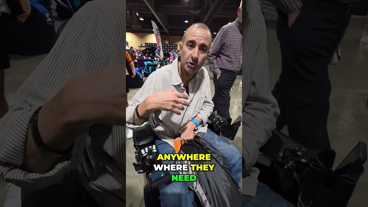 Wheelchair user explaining where Fold could improve access to weight readings